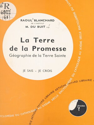 cover image of La Bible, livre de Dieu, livre des hommes (6). La terre de la promesse
